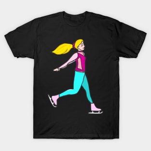 Figure skating ice skating ice skating ice sport T-Shirt